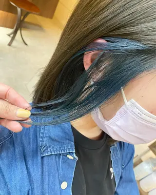 ミディアム カラー 後藤紗英/髪質改善 /オリーブベージュのヘアスタイル