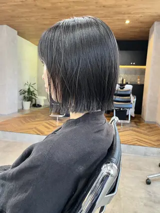 ショート ボブ×縮毛矯正 ryotaのヘアスタイル