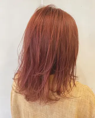 ミディアム カラー パーマ ヘアアレンジ キッズ 透明感color 🥣suzunaのヘアスタイル