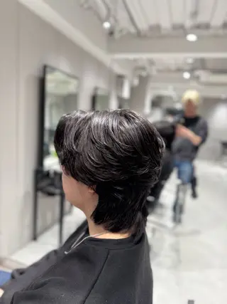 パーマ メンズ 曲がる縮毛/カルマパ ーマ/池袋/横村大全のヘアスタイル