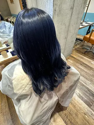ミディアム カラー 💞艶カラー/ ブリーチ💞ユウカのヘアスタイル