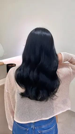 カラー ulu名古屋栄所属・落合しほ/韓国ヘア/ 髪質改善/縮毛矯正のヘアスタイル