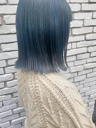 ミディアム カラー ハイトーンカラー🍑 心斎橋のヘアスタイル