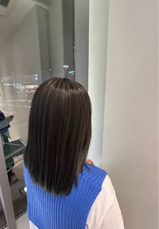 セミロング 小谷 歩花のヘアスタイル