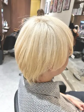 ショート カラー メンズ 秋葉原オタク向け美容室OFF-KAi!!所属・仲野 空悟のヘアスタイル