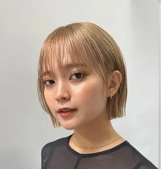 ショート mee.表参道所属・ボブ/ショート /パーマ/shinのヘアスタイル