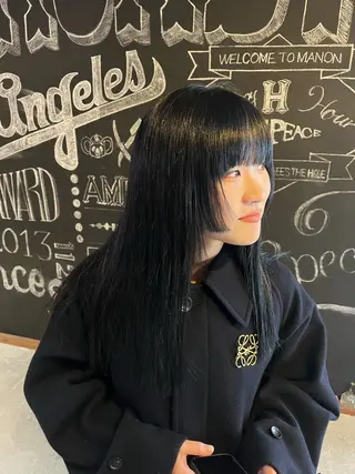 ロング the OSCAR所属・韓国ヘアスタイリスト Harukaのヘアスタイル