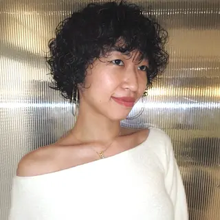 ショート パーマ 楪所属・チヒロ/ショートヘア /パーマのヘアスタイル