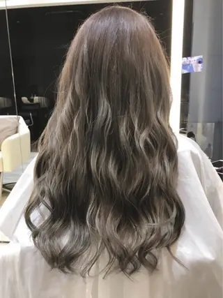 ロング カラー 神野 洸都のヘアスタイル