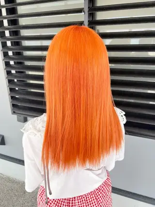 ロング カラー 小田 勇斗のヘアスタイル