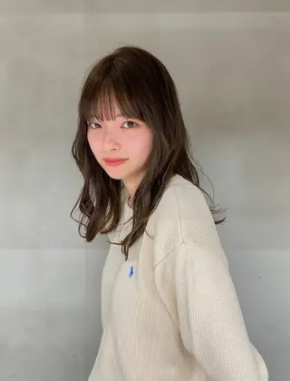 ミディアム カラー noa/ 渋谷のヘアスタイル