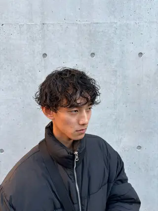 パーマ メンズ メンズパーマ支配率 No.1🔥坂井那吏のヘアスタイル