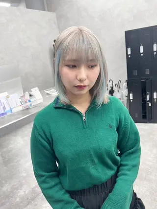 ショート カラー H西梅田所属・カラー専門H西梅田 tagaのヘアスタイル