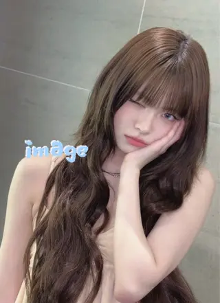 カラー 韓国透明感color 🤍sawako🏹のヘアスタイル