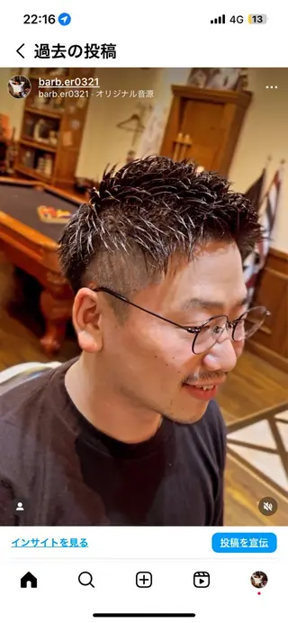 ショート メンズ 圓子 快のヘアスタイル