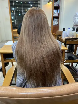 ロング カラー blink所属・暖色/ブラウン/ 透明感/ゆうかのヘアスタイル