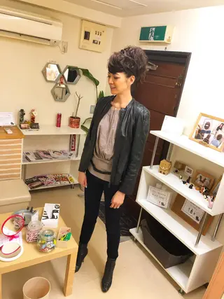 ロング ヘアアレンジ Hair Salon Noel所属・吉田 由希子のヘアスタイル