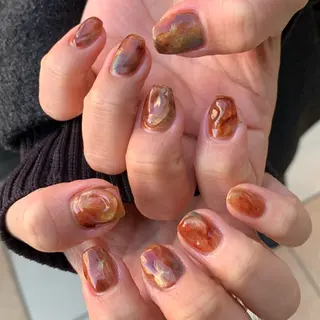 ネイル YUKIMO🍎名駅 /ニュアンスのネイルデザイン