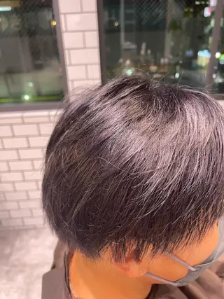 カラー メンズ メンズパーマ/ スパイラル　渡邉凌のヘアスタイル