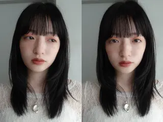 ミディアム 南出 碧夢のヘアスタイル