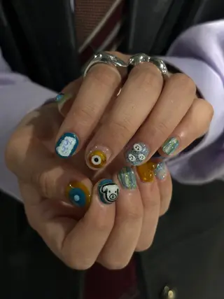ネイル hinako /個性派ニュアンスのネイルデザイン