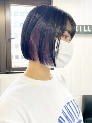 ショート カラー ヘアアレンジ 🫧透明感カラー/ ナルハ🫧のヘアスタイル