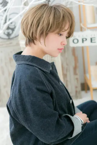 ショート カラー パーマ ✨限定!パーマお得✨ 佐藤優斗のヘアスタイル