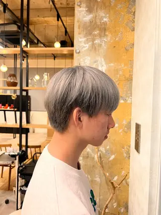 メンズ 髪質改善/ブリーチ ツヤ髪/shiinaのヘアスタイル