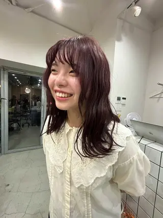 カラー BROUN®所属・透明感/暖色カラー yukinaのヘアスタイル