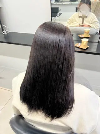 ロング カラー ブリーチなしWカラー /アレンジ/ユウミのヘアスタイル