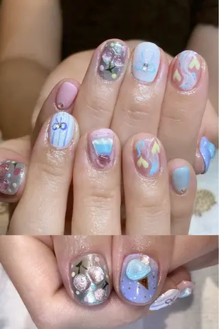 ネイル RinRin　nail所属・孔 ジンシェンのネイルデザイン
