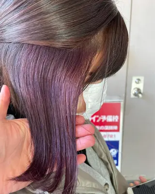 ミディアム カラー 天王寺/阿倍野 tocca rieのヘアスタイル