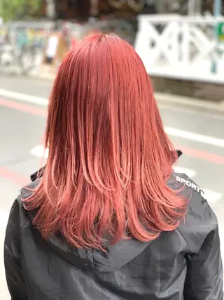 ミディアム カラー ヘアアレンジ Recess hair所属・川内 政人のヘアスタイル