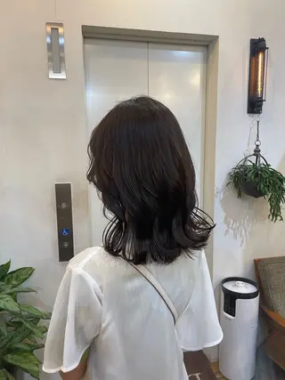 ミディアム カラー jr.stylist 小島千穂🎀のヘアスタイル
