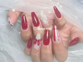 ネイル Gloss nail salonジェル＆長さだし専門店所属・Meri💅ジェル& チップ長さだし専門のネイルデザイン