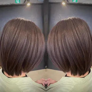 ミディアム カラー tocca 💜石田愛結💜のヘアスタイル