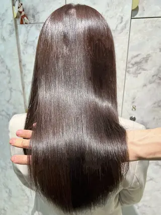 セミロング 髪質改善/艶神 八木　洸登のヘアスタイル