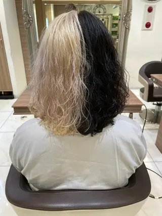 ミディアム カラー ✨武内凌太✨ 複雑履歴/ムラ修正のヘアスタイル