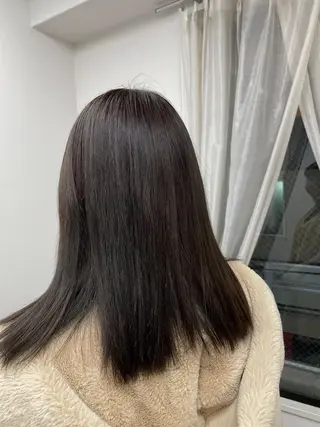 ミディアム カラー 江里口 愛のヘアスタイル