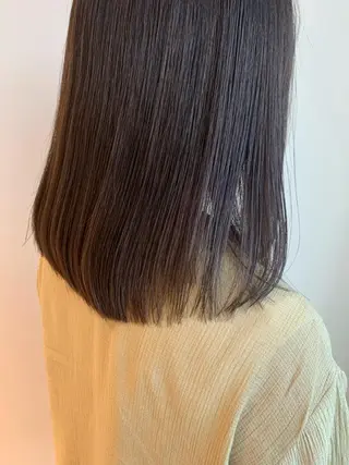 ミディアム カラー パーマ ANY／SUE 千葉パーマのヘアスタイル