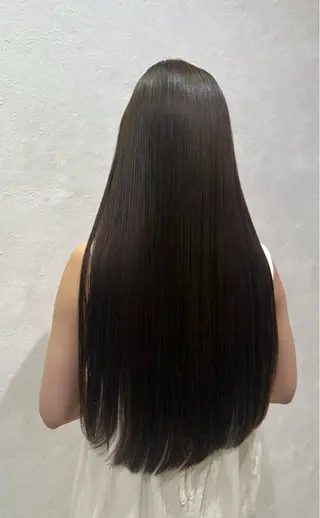 ロング ムトウセイマ/艶髪 /艶ケアWブリーチのヘアスタイル