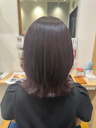 ミディアム カラー hair&eyelash Truth所属・名古屋市北区/黒川/ Truth上谷綾子のヘアスタイル