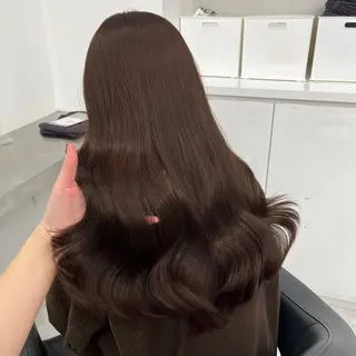 ロング カラー ヘアアレンジ 🫧🎀うる艶暖色 🏹Nanako🎀のヘアスタイル