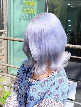 ミディアム カラー パーマ ヘアアレンジ メンズ キッズ ネイル マツエク・マツパ アイブロウ ハイトーンNo.1 👩🏼NaGiSaのヘアスタイル