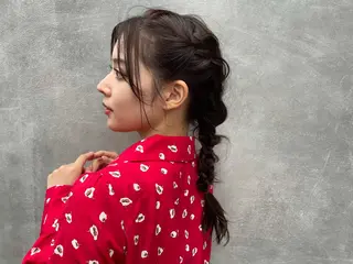 ロング ヘアアレンジ 青田 明日海のヘアスタイル