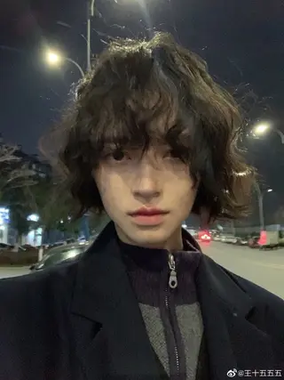 ミディアム パーマ NERO 松井 隆人のヘアスタイル