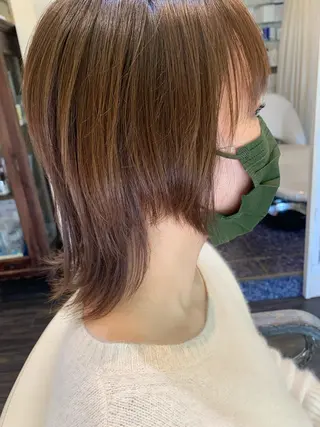 ミディアム カラー DiMPlE  ディンプル所属・🌸スタイリスト 山浦美恵のヘアスタイル