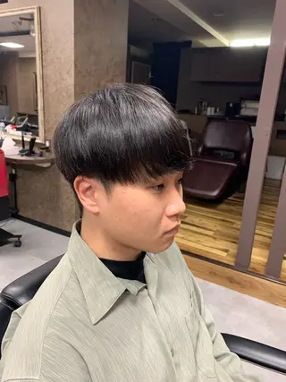 メンズ バーバーショップ涼桜新町店所属・田中大 パーマ/メンズカットのヘアスタイル