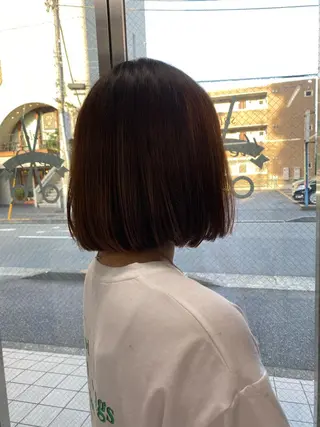 ミディアム Bob&ハイトーン 専門家CHIHIROのヘアスタイル