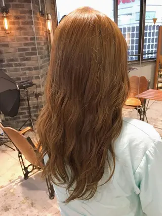 ロング カラー パーマ 代表 中島貴志のヘアスタイル